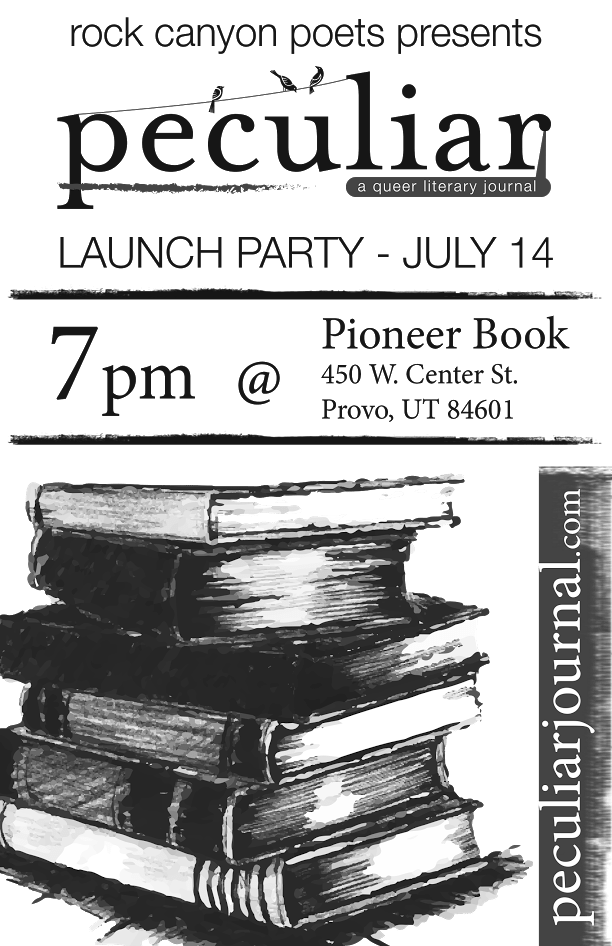 peculiar Launch Party Poster