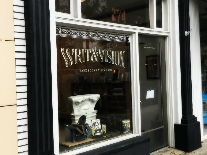 Writ and Vision storefront
